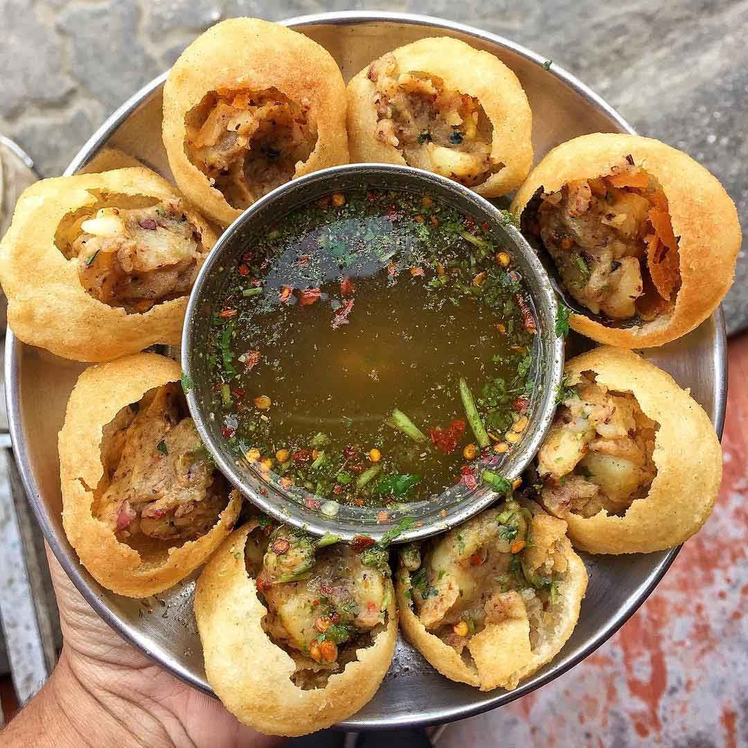 Pani puri 6pcs with tangy water